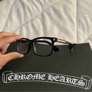 Chrome Hearts Black Glasses